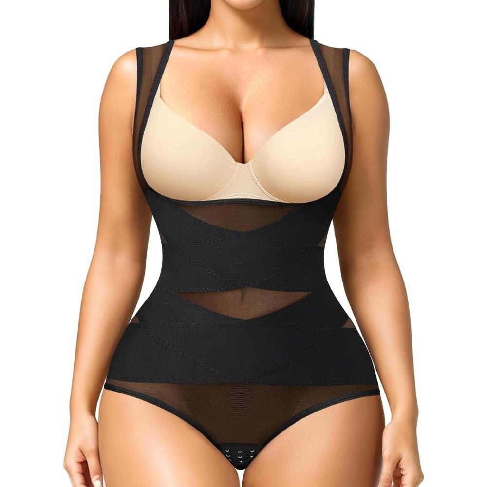Women Tummy Control Shapewear Bodysuit Seamless Faja Colombian Butt Lifter